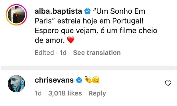 chris evans comment 291bd