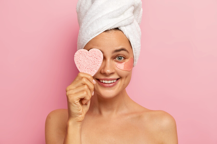 beautiful-smiling-woman-has-well-cared-body-covers-eye-with-sponge-applies-collagen-patches-wears-white-towel-head_87f14.jpg