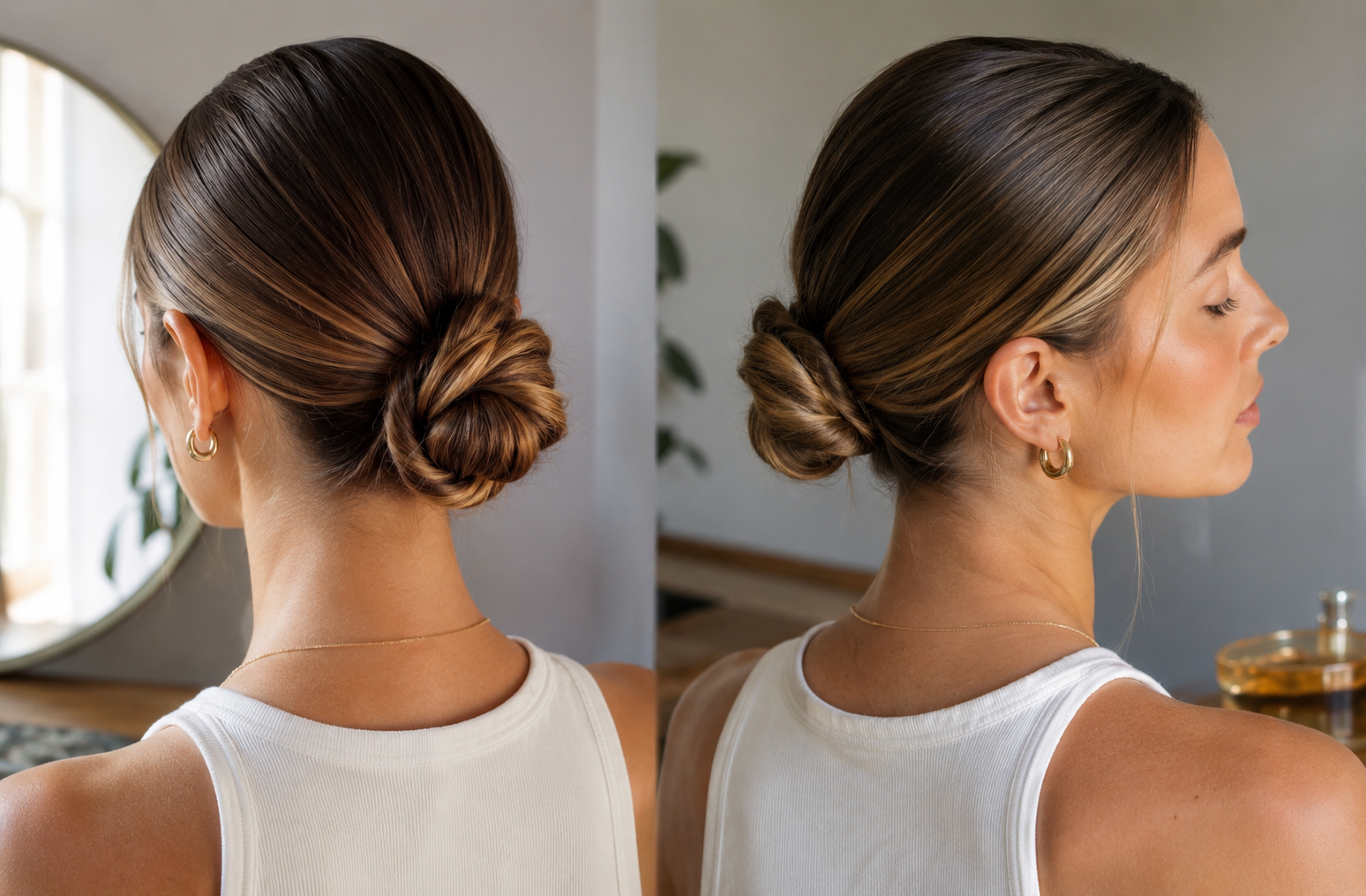 sleek bun kalokairino xtenisma e66a2