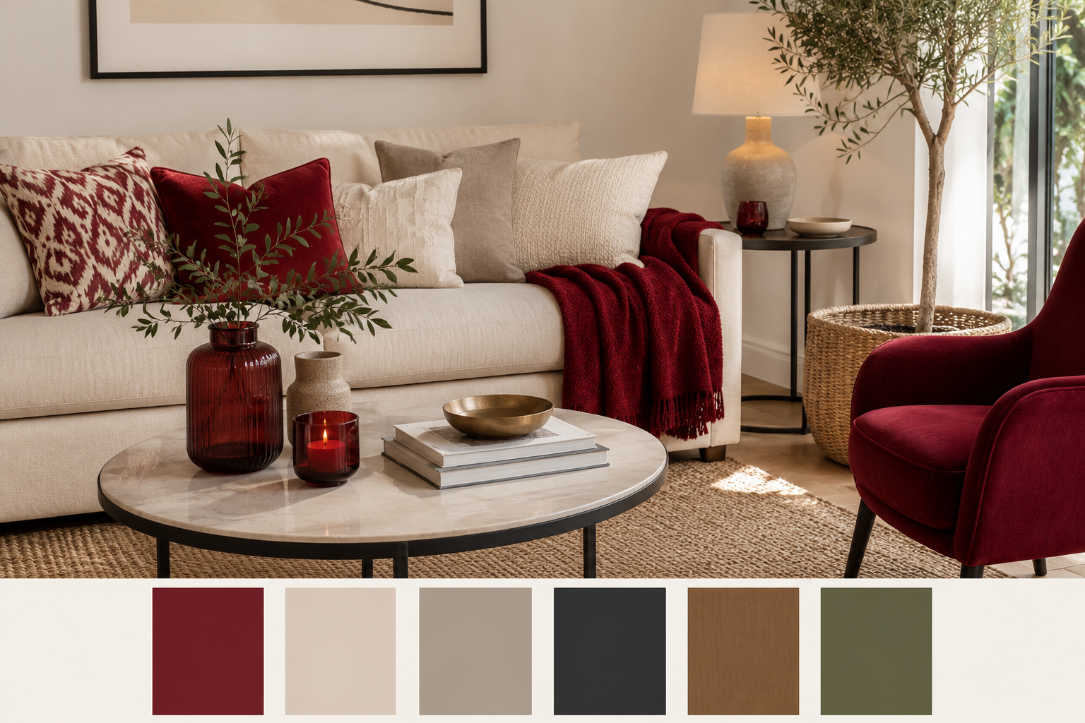 cherry red saloni 2041a