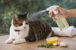 Σπιτικό σπρέι για ψύλλους στη γάτα: Τι θα χρειαστείς και πώς να το φτιάξεις σωστά