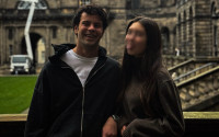 Άγγελος Λάτσιος: Reunion με την αδερφή του Λάουρα στο μαγευτικό Εδιμβούργο