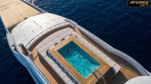 Σοκ και δέος για το MegaYacht 220 εκ. Ευρώ του Εμίρη του Αμπού Ντάμπι που έσκασε μύτη στην Ψαρρού