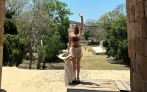 Βασιλική Τρουφάκου: Έφτασε στην άλλη άκρη της γης για να μας δείξει πρώτη φορά φωτό με τον σύζυγό της
