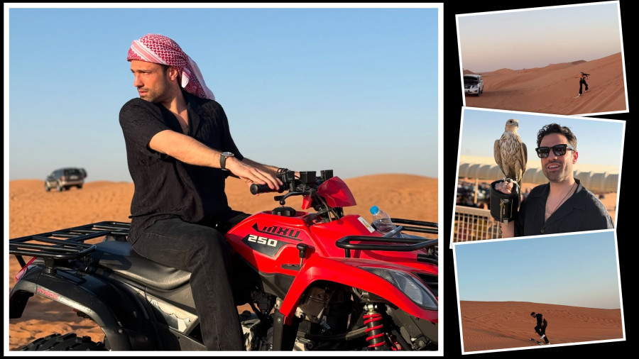 Κωνσταντίνος Αργυρός-Αλεξάνδρα Νίκα: Sandborading, γεράκια και καμήλες στην έρημο στο Dubai
