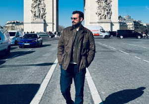 Νίκος Πολυδερόπουλος: Η γλυκιά φωτογραφία... αναμονής της εγκυμονούσας συντρόφου του