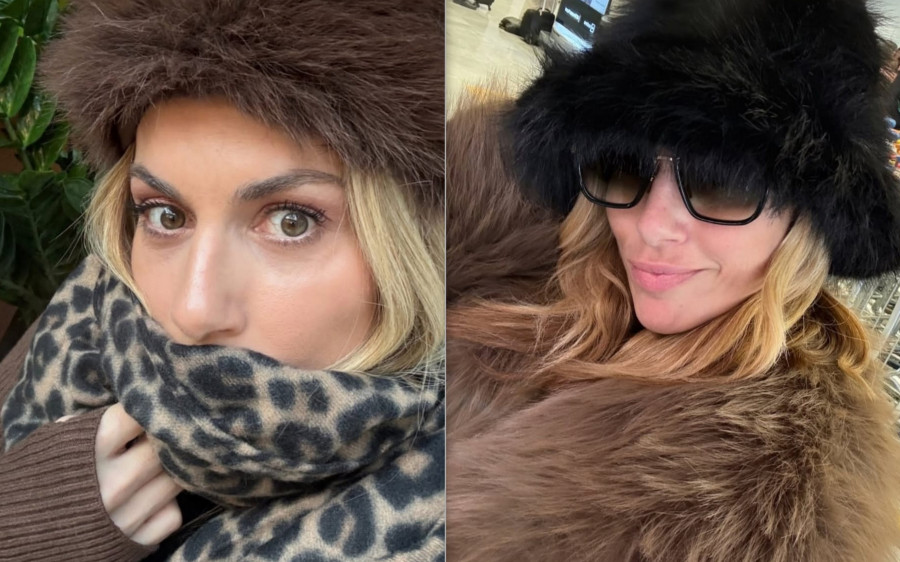 Ντορέττα Παπαδημητρίου: Πάγωσε το χαμόγελο στα χείλη από το κρύο στο Παρίσι