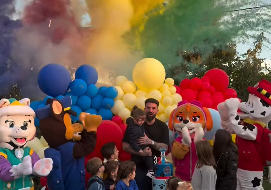 Δημήτρης Αλεξάνδρου: Απίθανο Paw Patrol παρτι γενεθλίων για τον Πάρη