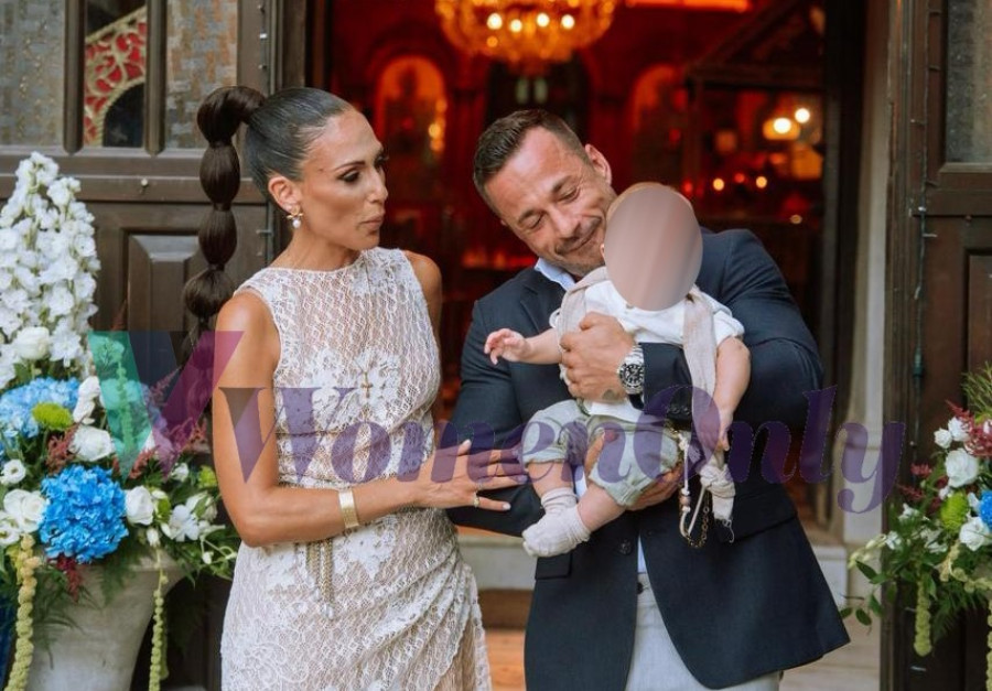 Ανθή Βούλγαρη: Όλες οι λεπτομέρειες της vintage βάπτισης του μικρού Μάριου - Αποκλειστικές φωτογραφίες