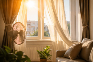 Το λάθος με τις κουρτίνες που μετατρέπει το σπίτι σου σε φούρνο το καλοκαίρι