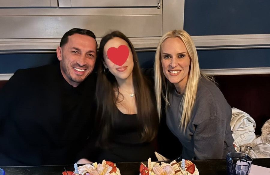 Έλενα Ασημακοπούλου: Μαζί με τον Μπρούνο Τσιρίλο στα γενέθλια της κόρης τους