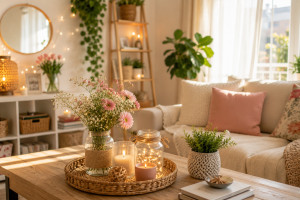DIY διακοσμητικά που κάνουν το σπίτι να δείχνει πιο cozy και φωτεινό