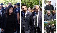 Λένα Σαμαρά: Οδύνη στην κηδεία της - Πλήθος πολιτικών και καλλιτεχνών την αποχαιρέτησαν - Συντετριμμένη η οικογένειά της