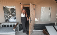 Σίσσυ Χρηστίδου: Για Glamping και water sports στη Λήμνο (Αγορομάνα γαρ)