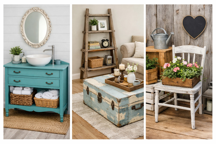 Έξυπνοι τρόποι για να δώσεις νέα ζωή σε παλιά έπιπλα