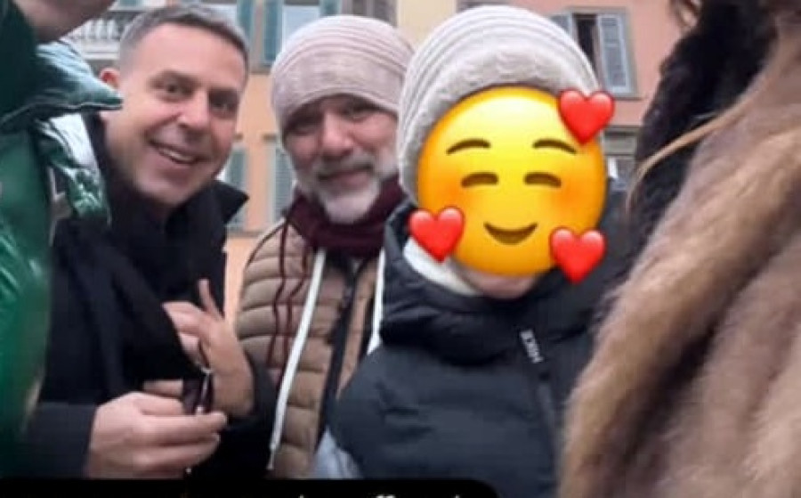 Γρηγόρης Αρναούτογλου: Αυτοσχέδιο Roadshow στο Μπέργκαμο με καμεραμάν τον γιο του!