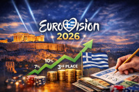 Eurovision 2026: Η Ελλάδα σκαρφάλωσε στην 3η θέση των στοιχημάτων - Πάνω από 1,5 εκατομμύρια views στο YouTube ο Akylas
