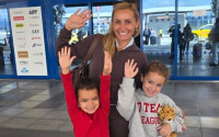 Μιλλούση: Με τις κόρες της στην Ολλανδία για να είναι στο πλευρό του μπαμπά Λευτέρη στον τελικό του Παγκόσμιου