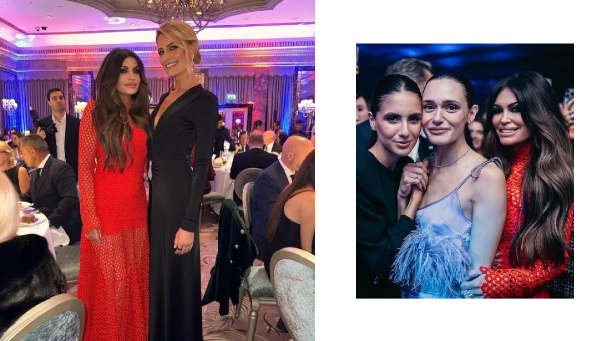 Κίμπερλι Γκίλφοϊλ: Οι φωτογραφίες από το ελληνικό γκαλά στο Λονδίνο αγκαλιά με την Αλεξάνδρα Νίκα και την Τατιάνα Μπλάτνικ