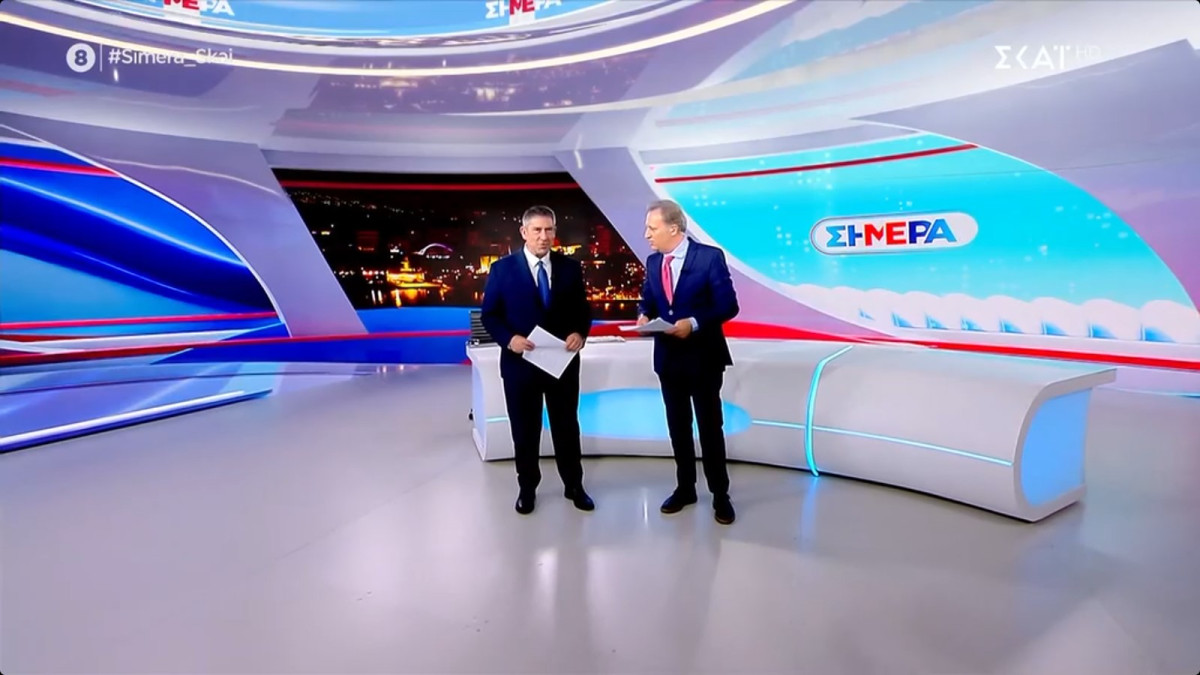 Ολοκαίνουργιο πλατό για το Σήμερα και ο Δημήτρης Οικονόμου απήγγειλε... Λιόλιου από τη χαρά του!