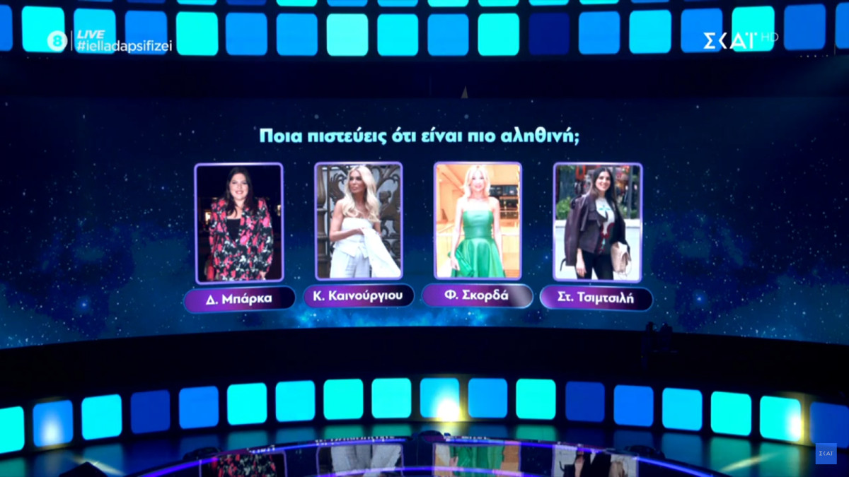 Η Ελλάδα... ψήφισε! Ποια αναδείχτηκε πιο αληθινή παρουσιάστρια; Μπάρκα, Καινούργιου, Σκορδά ή Τσιμτσιλή;
