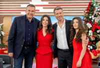 Χάρης &amp; Αντελίνα Βαρθακούρη: Πήγαν τσακωμένοι στο πλατό του Λιάγκα, η Λιόνα τραγούδησε και ο Πάριος τους έκανε έκπληξη