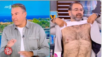 Ο Μπαλάσκας «γδύθηκε» on air και ο Λιάγκας του την είπε με...χρονοκαθυστέρηση