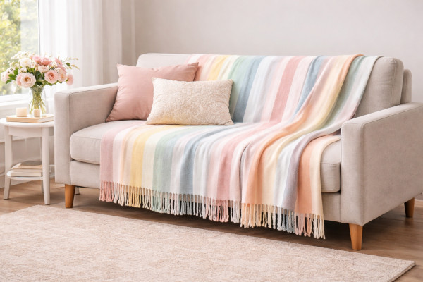 10 ιδέες για ριχτάρια που αλλάζουν το σαλόνι την άνοιξη