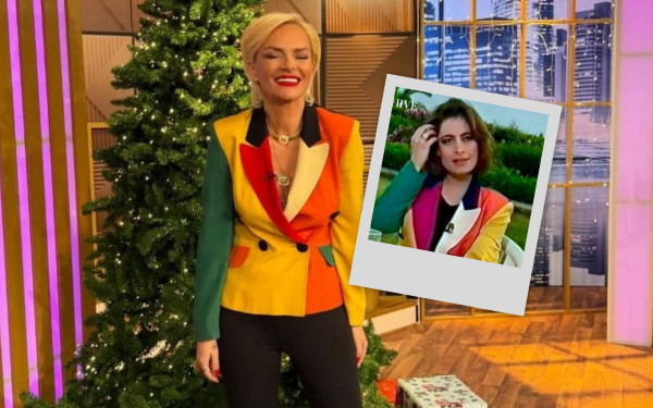 Η Χριστοπούλου φόρεσε ένα σακάκι που είχε βάλει η Αλέξια στο μακρινό παρελθόν και κάποιος το θυμήθηκε