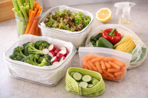 4+1 τρόποι να διατηρείς τα λαχανικά φρέσκα και τραγανά