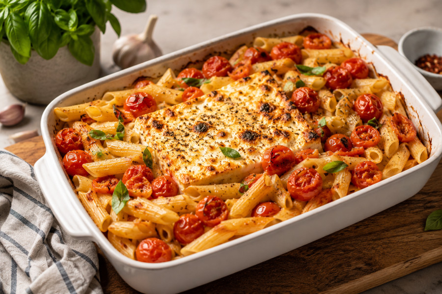 Baked feta pasta: Η συνταγή που έκανε όλο το internet να μιλά γι' αυτήν
