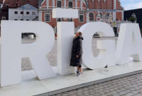 Κατερίνα Καραβάτου: Το ταξίδι στη Ρίγα και οι εικόνες που έκλεψαν την παράσταση στο Instagram