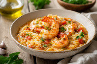 Κριθαρότο με γαρίδες: Η εύκολη gourmet συνταγή για το σπίτι