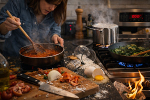 5+1 πράγματα που πάνε στραβά όταν μαγειρεύεις βιαστικά