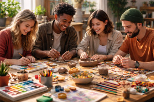 Δραστηριότητες που φέρνουν δημιουργικά πιο κοντά τους φίλους