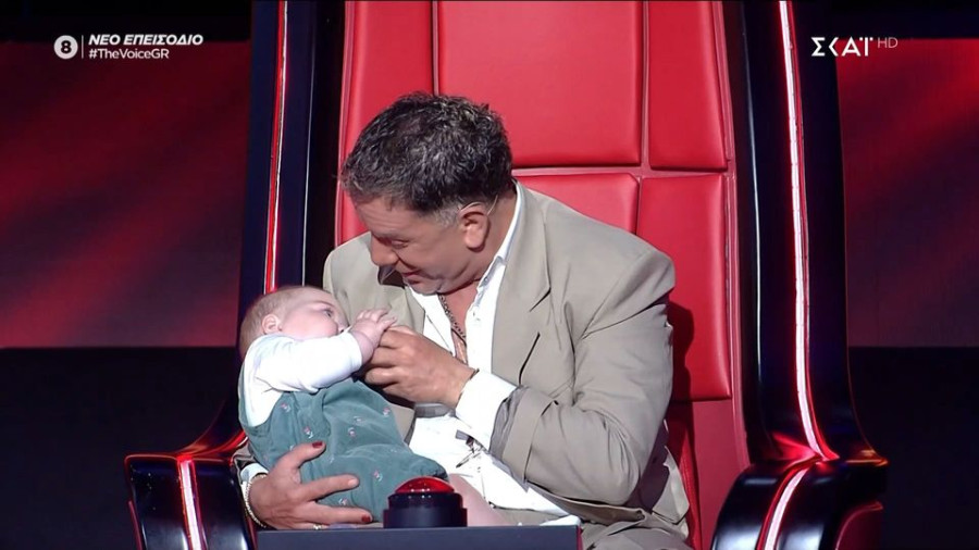 Γιώργος Μαζωνάκης: Η Μαρίνα Μαμουσάι από το The Voice τον αποχαιρετά ως «νονό» της μικρής Λεάνδρας