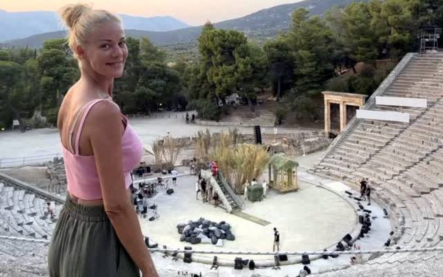 Ζέτα Μακρυπούλια: Η πρώτη πρόβα στην Επίδαυρο τη μάγεψε