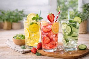Δροσιστικά ποτά χωρίς αλκοόλ που φτιάχνονται σε πέντε λεπτά