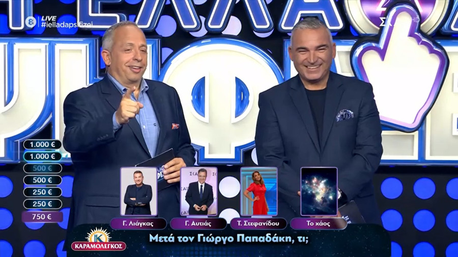 Ο Γιώργος Παπαδάκης έγινε θέμα και στο Η Ελλάδα ψηφίζει και το κοινό διάλεξε τον διάδοχό του: το χάος!