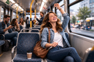 Η μικρή νίκη της ημέρας: Όταν βρίσκεις κενή θέση σε μετρό και λεωφορείο