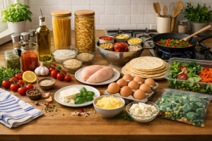 Τα βασικά που πρέπει να έχεις στην κουζίνα για γρήγορα γεύματα